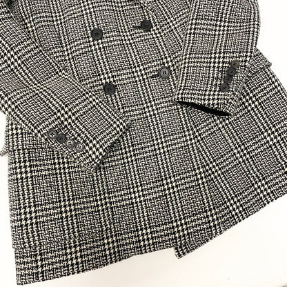 Saint Laurent Paris Sanro Run Tweet jacket Longjacket Double Breasted Glen — view 7