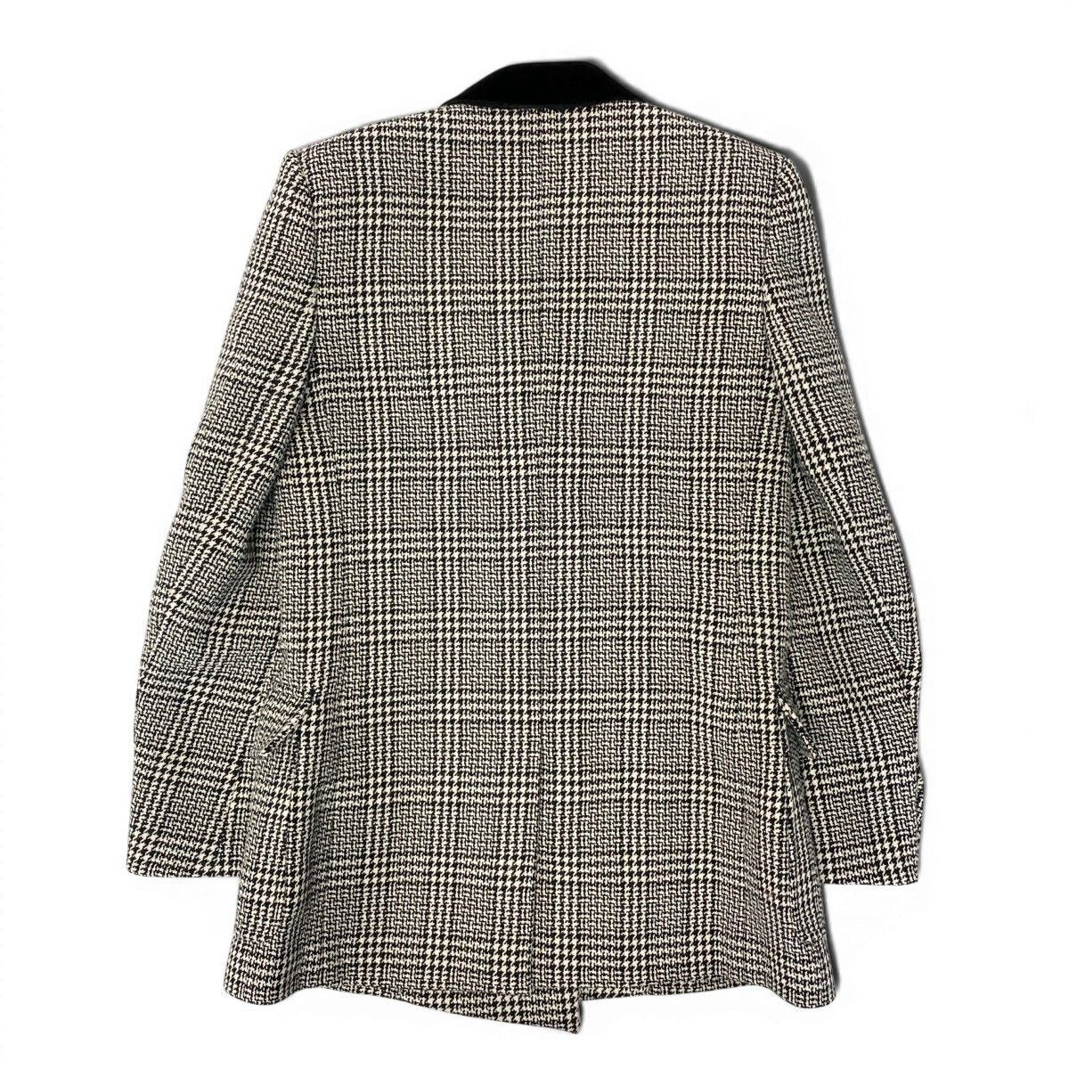 Saint Laurent Paris Sanro Run Tweet jacket Longjacket Double Breasted Glen — view 3