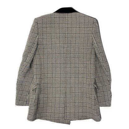 Saint Laurent Paris Sanro Run Tweet jacket Longjacket Double Breasted Glen — view 3