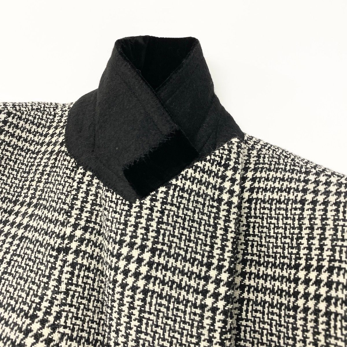 Saint Laurent Paris Sanro Run Tweet jacket Longjacket Double Breasted Glen — view 6