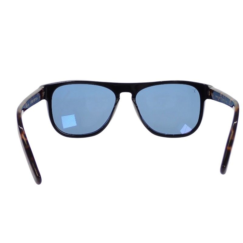 Louis Vuitton Oliver Eyewear Sunglasses Acetate Tortoiseshell Pattern Blue — view 5