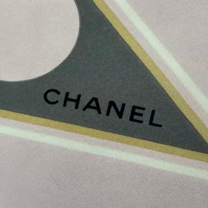 Chanel Twilly Scarf Silk CC Logo Pink — view 6