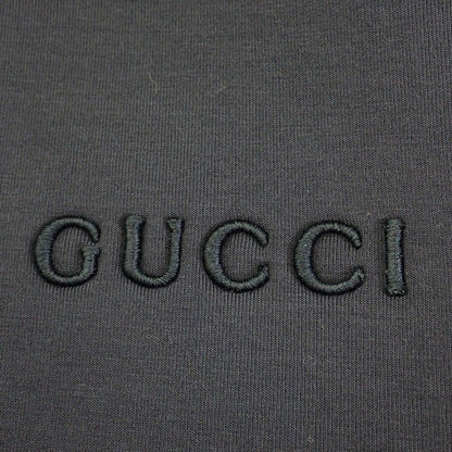 Gucci Embroidered Jersey Hooded Sweatshirt Shirt XL Hoodie Rayon Black — view 7