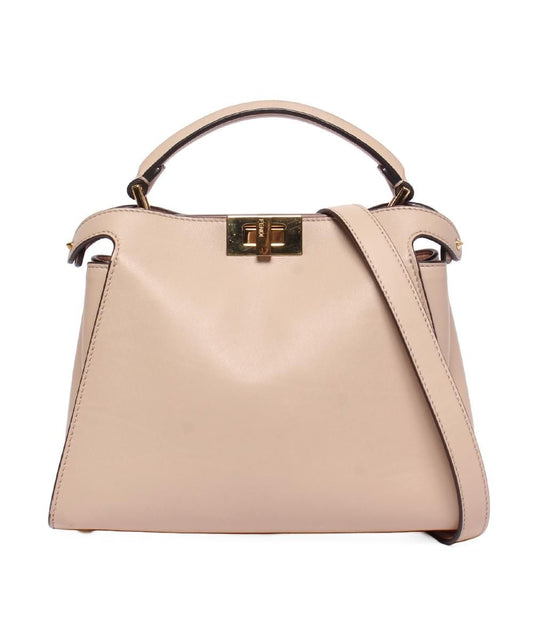 Fendi 2-Way Shoulder Bag Crossbody Peekaboo Essential