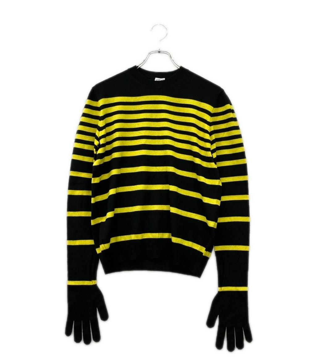 Loewe Glove Sleeve Striped Wool Sweater XS