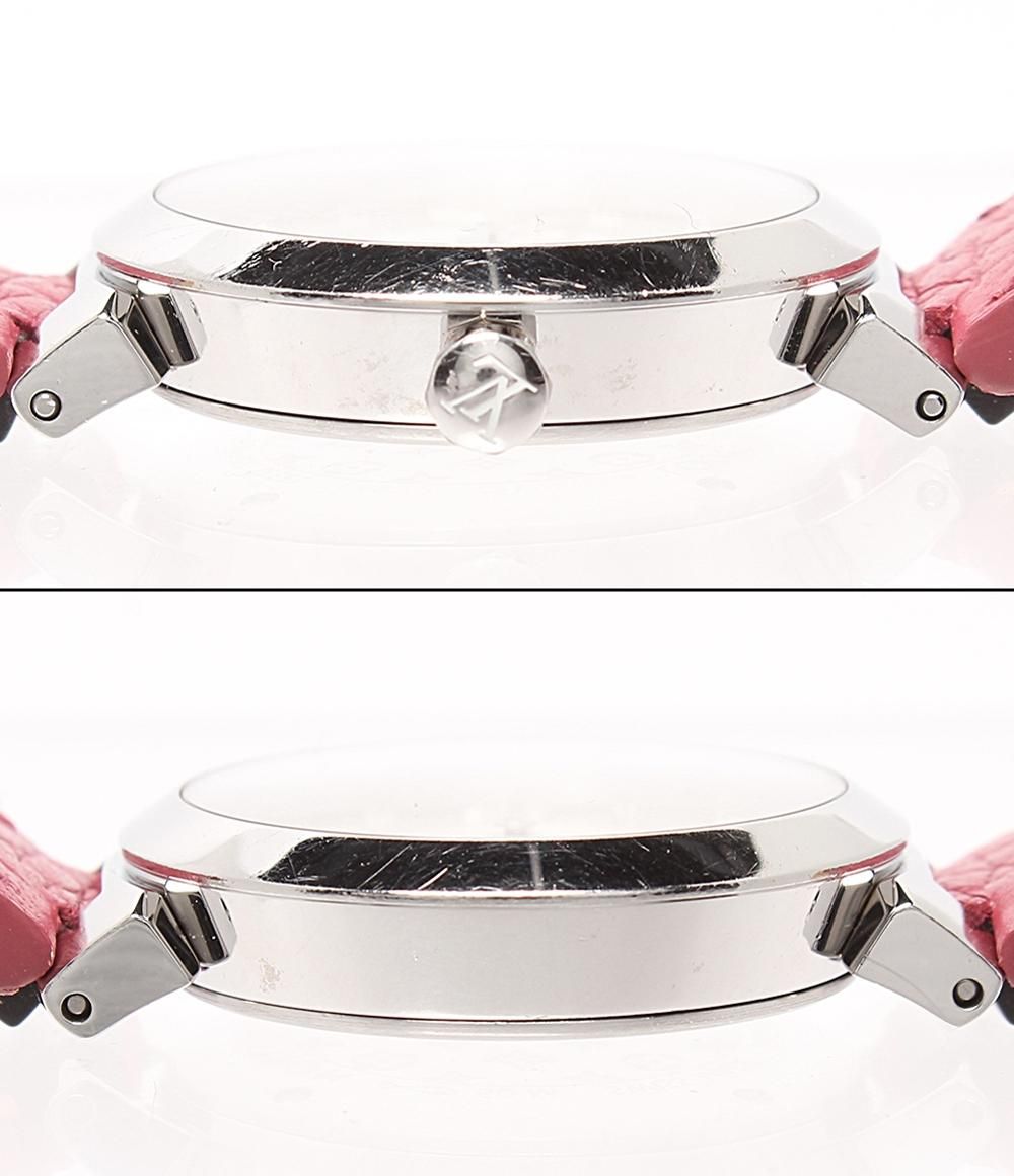 Louis Vuitton Watch Tambour Slim PM Quartz Silver — view 6