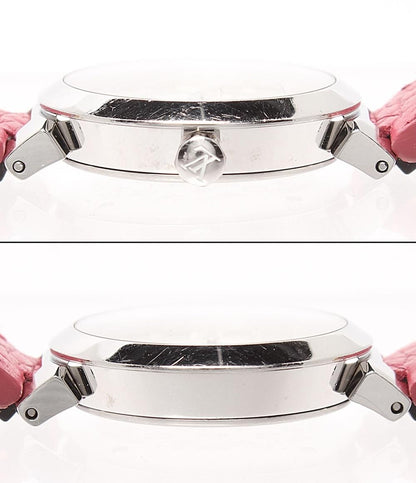 Louis Vuitton Watch Tambour Slim PM Quartz Silver — view 6