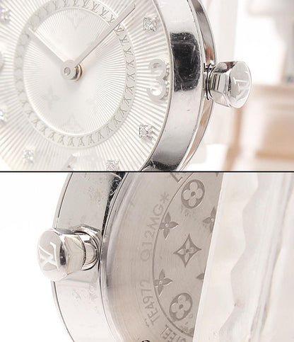 Louis Vuitton Watch Tambour Slim PM Quartz Silver — view 5
