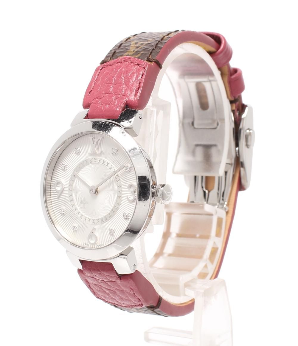 Louis Vuitton Watch Tambour Slim PM Quartz Silver — view 2