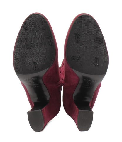 Hermes Short Boots Saint Germain Kelly Suede — view 6
