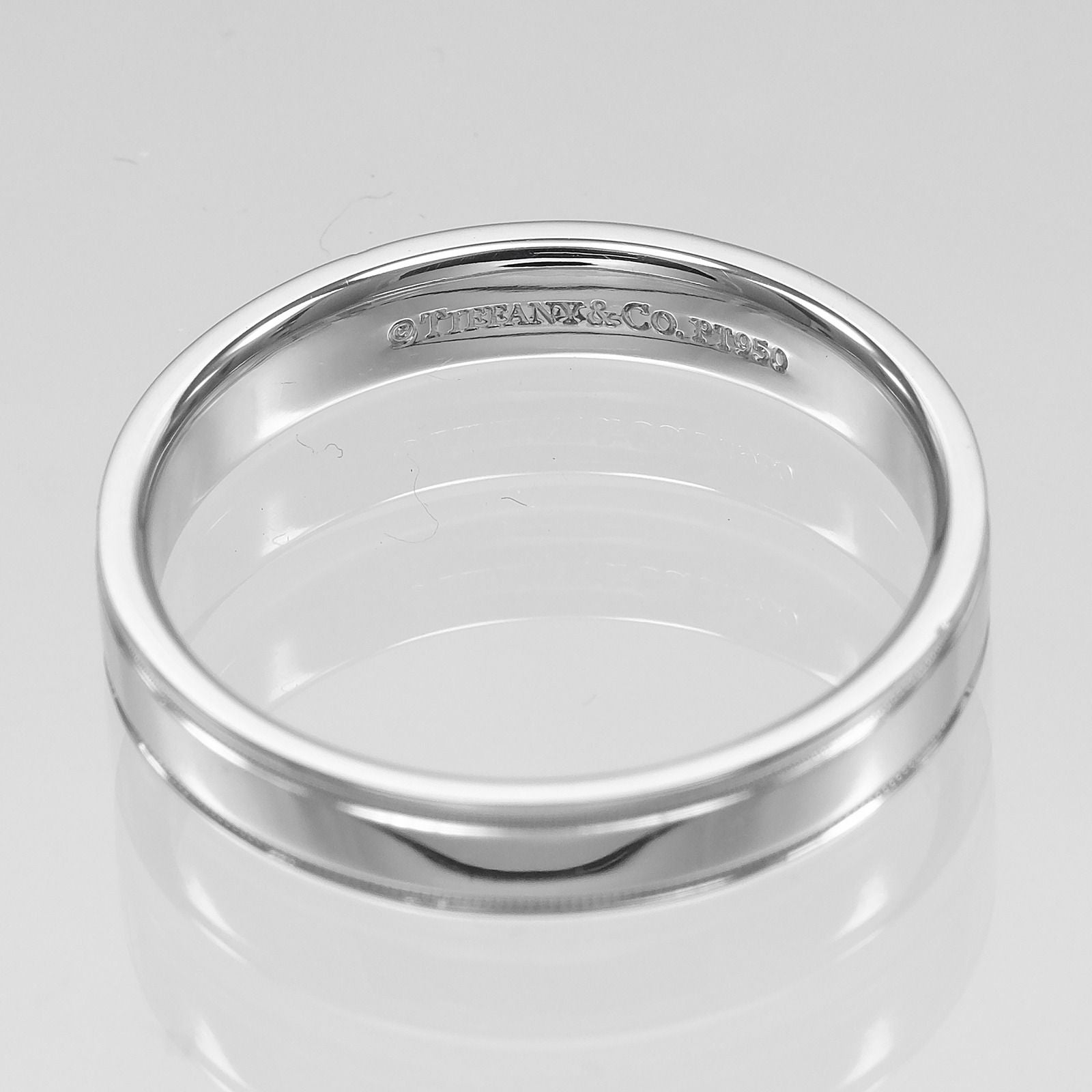 Tiffany & Co Mil Gray Together mm Band Ring — view 4