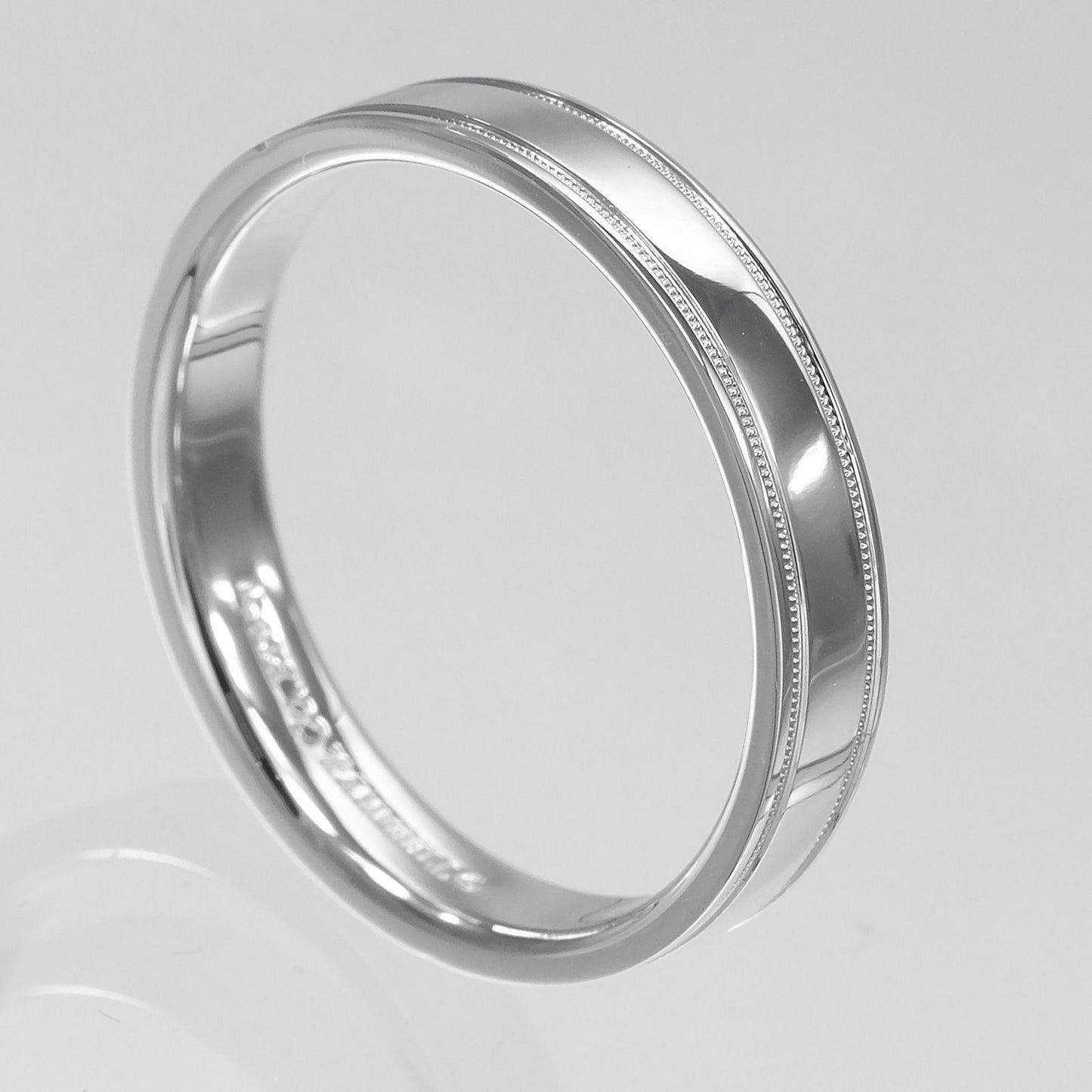 Tiffany & Co Mil Gray Together mm Band Ring — view 3