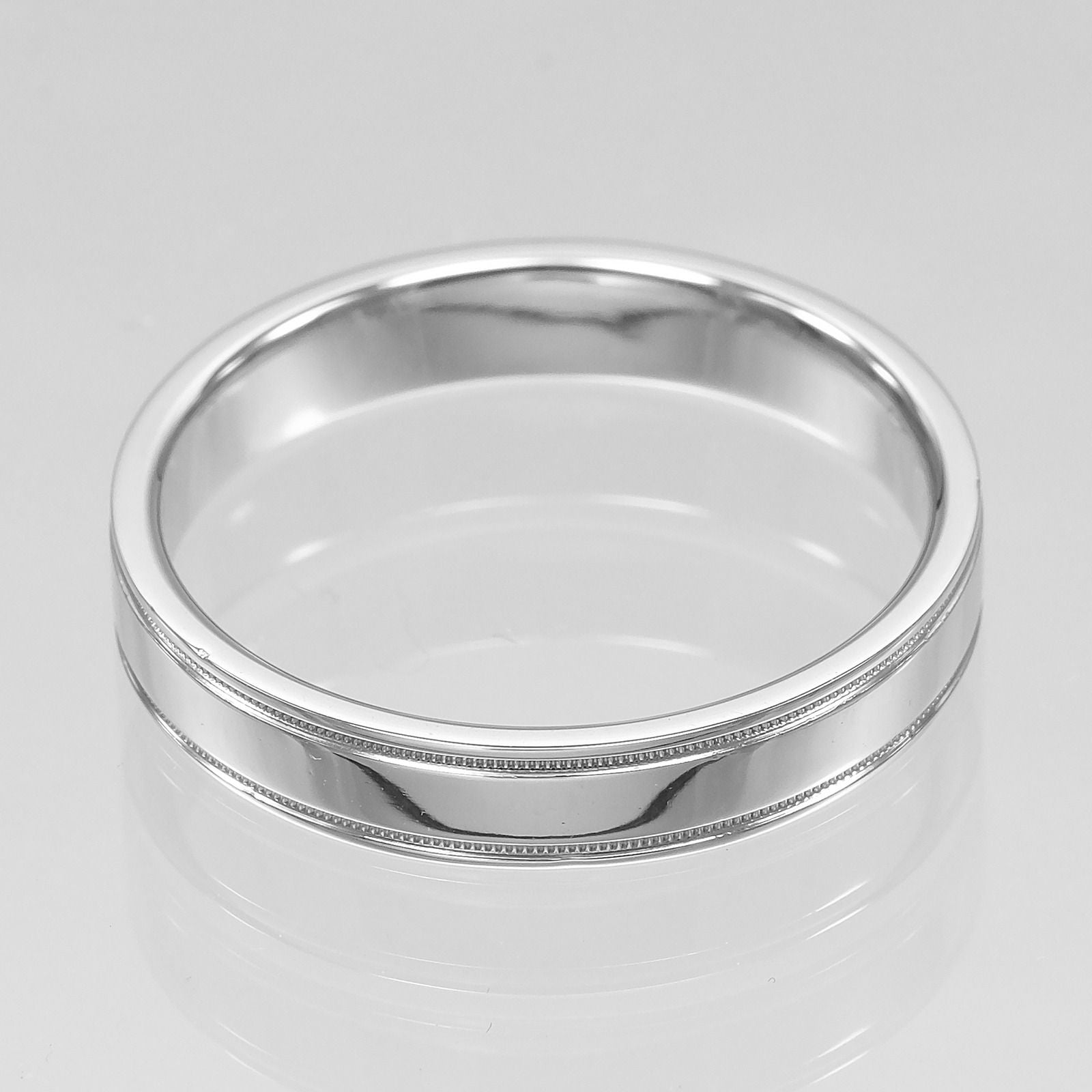 Tiffany & Co Mil Gray Together mm Band Ring — view 6