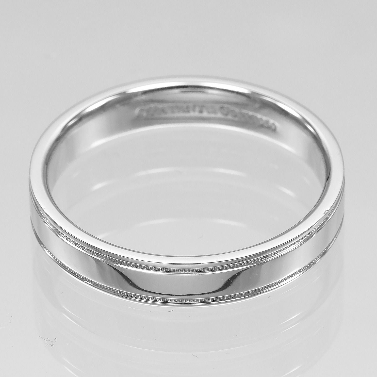 Tiffany & Co Mil Gray Together mm Band Ring — view 5