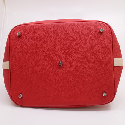 Hermes Picotin Lock GM 26 Touch Taurillon Clemence Swift Rouge Tomato Handbag — view 4