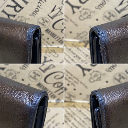 Chanel Wallet Trifold Leather CC Logo Card Pass Case Billfold Coin — view 6
