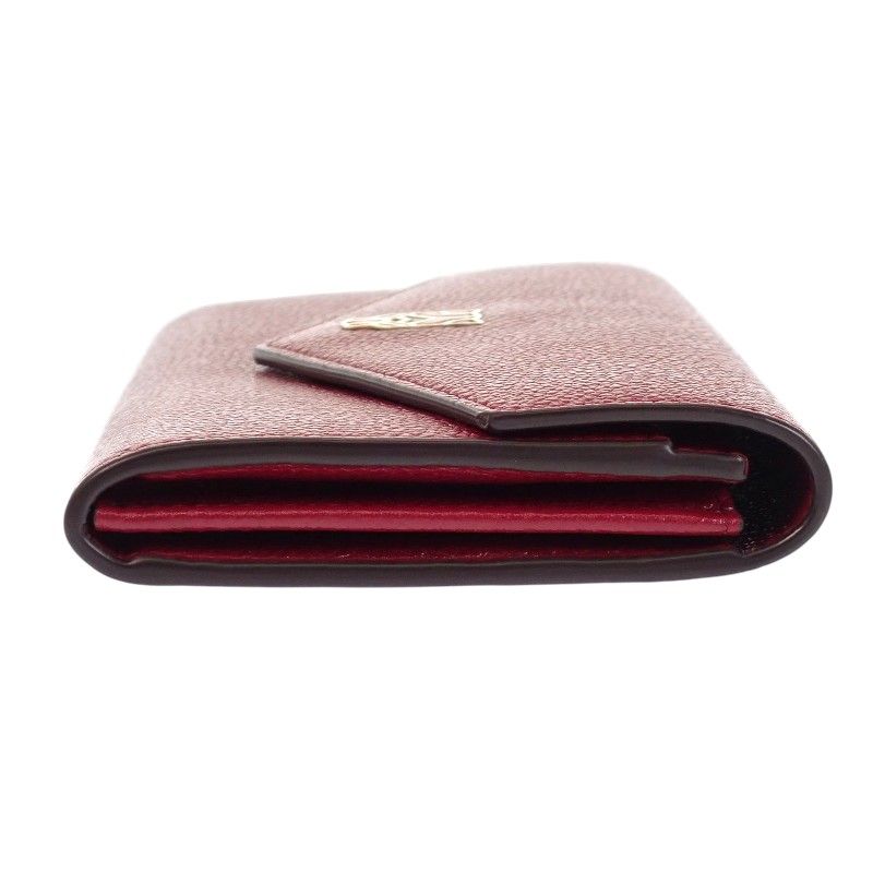 Cartier Panthere Wallet Calf Bordeaux Wine Red Gold — view 8