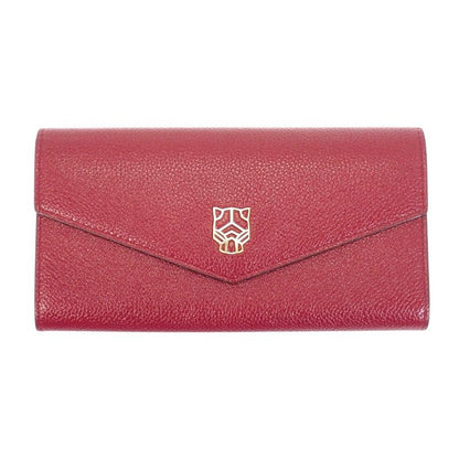Cartier Panthere Wallet Calf Bordeaux Wine Red Gold — view 2