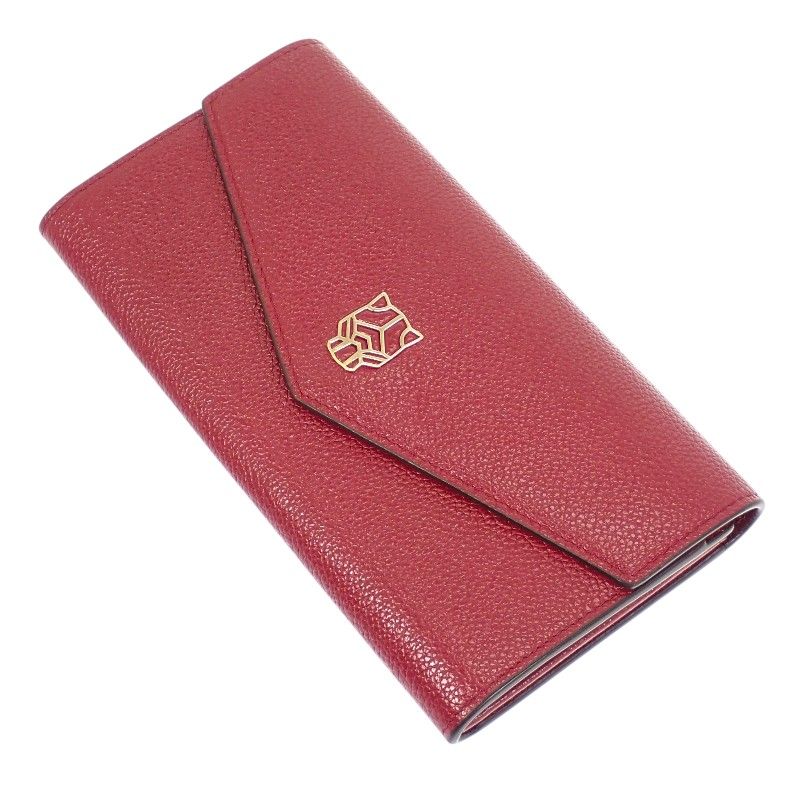 Cartier Panthere Wallet Calf Bordeaux Wine Red Gold — view 6