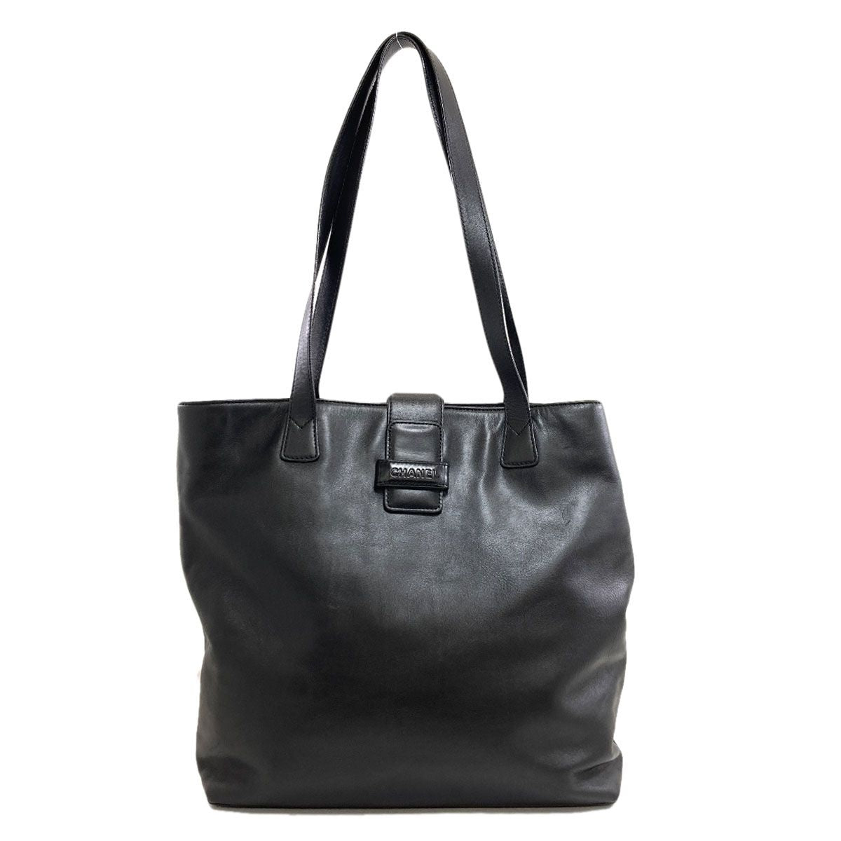 Chanel Logo Tote Calf