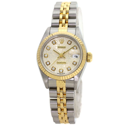 Rolex Datejust Diamond Watch SS Yellow Gold 18k