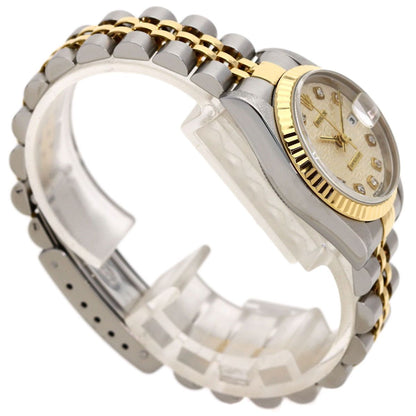 Rolex Datejust Diamond Watch SS Yellow Gold 18k — view 2