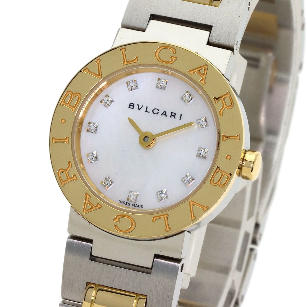 Bvlgari Diamond Watch SS Yellow Gold 18k — view 3