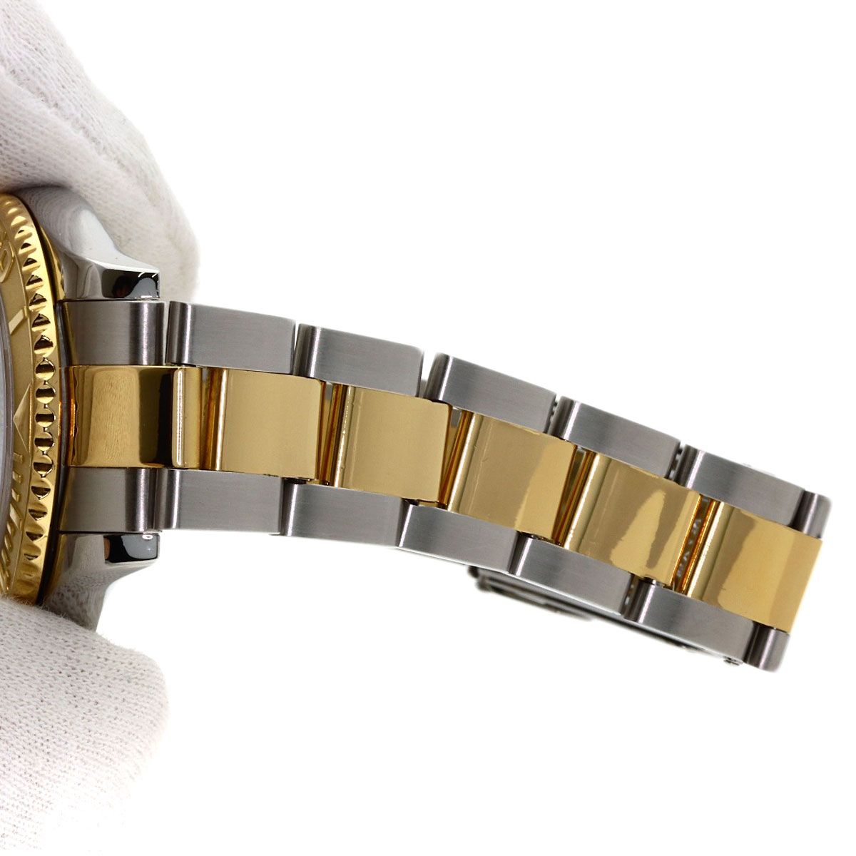 Rolex Yachtmaster Star Watch SS Yellow Gold 18k Boys — view 9