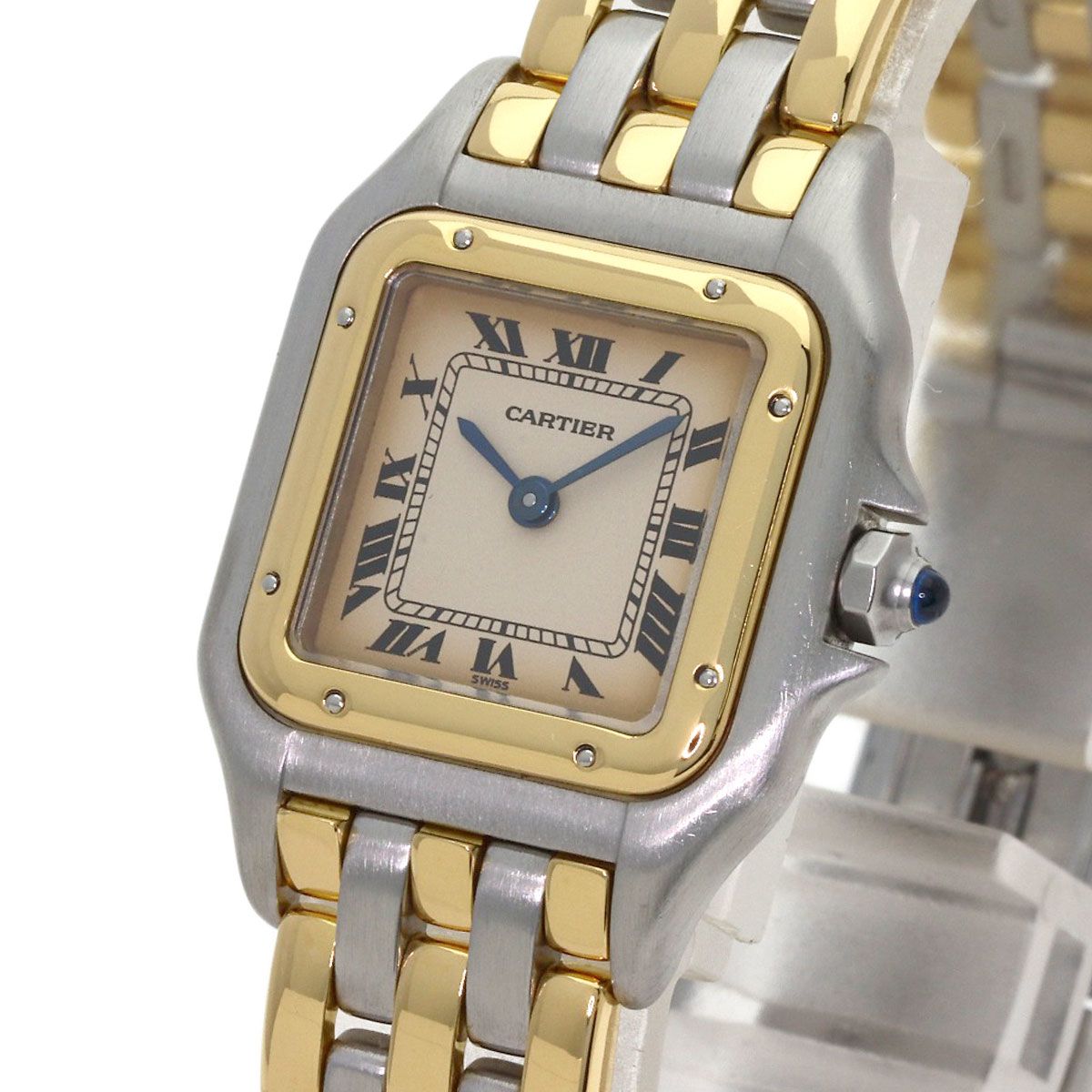 Cartier Panthère SM 3 Row Watch SS Yellow Gold 18k — view 3