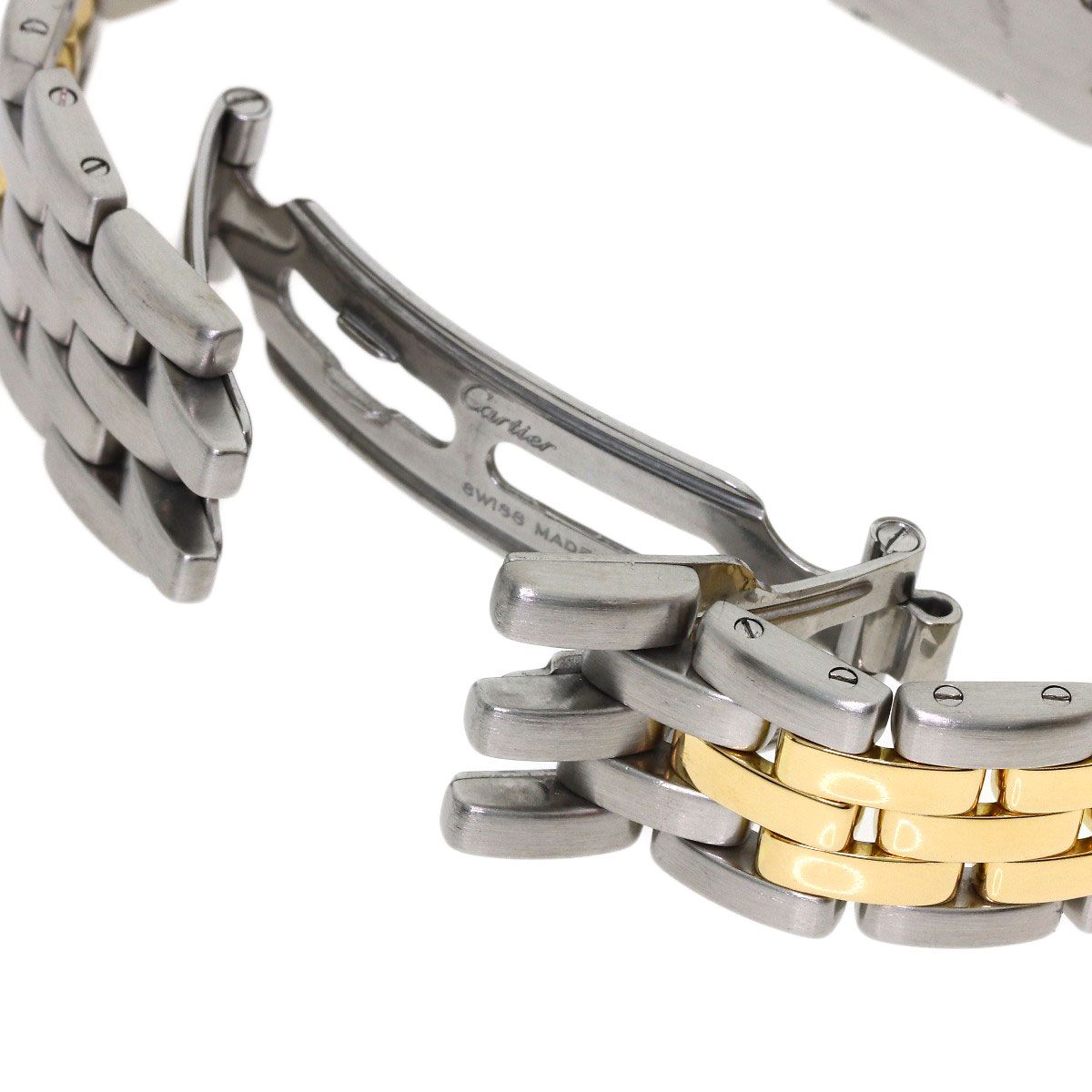Cartier Panthere MM 2 Row Watch SS Yellow Gold 18k Boys — view 8