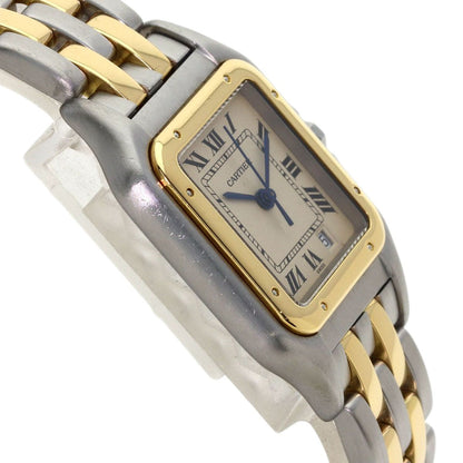 Cartier Panthere MM 2 Row Watch SS Yellow Gold 18k Boys — view 6