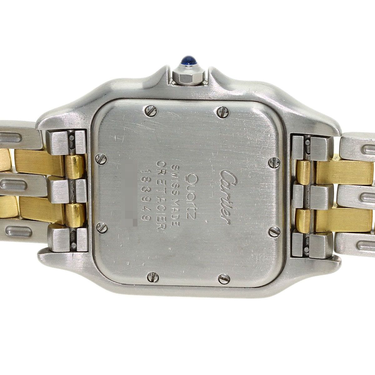 Cartier Panthere MM 2 Row Watch SS Yellow Gold 18k Boys — view 7