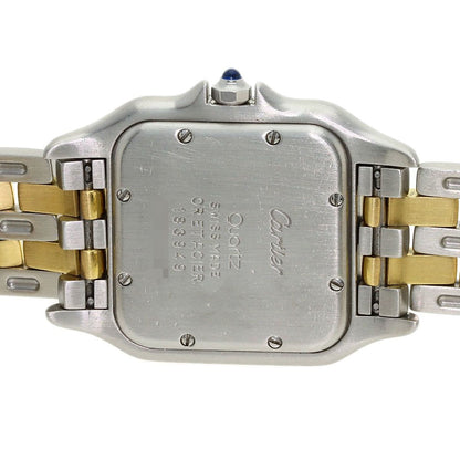 Cartier Panthere MM 2 Row Watch SS Yellow Gold 18k Boys — view 7