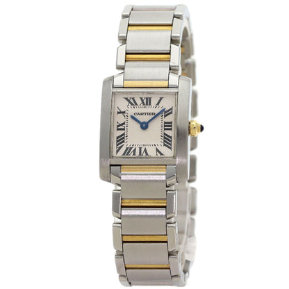 Cartier Tank Francaise SM Watch SS Yellow Gold