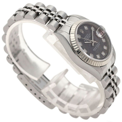 Rolex Datejust Diamond Watch SS 18k White Gold — view 2