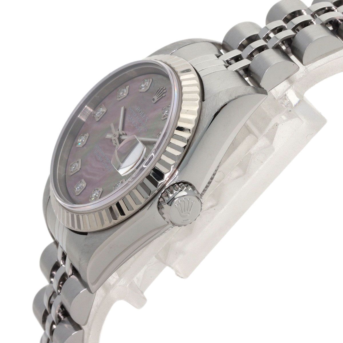 Rolex Datejust Diamond Watch SS 18k White Gold — view 5