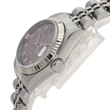 Rolex Datejust Diamond Watch SS 18k White Gold — view 5