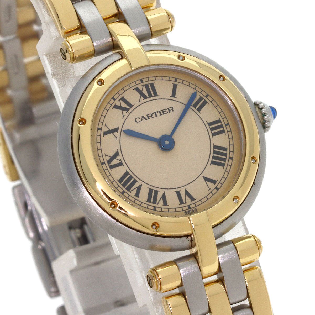 Cartier Panthere SM Vendome 3 Row Watch SS Yellow Gold 18k — view 4