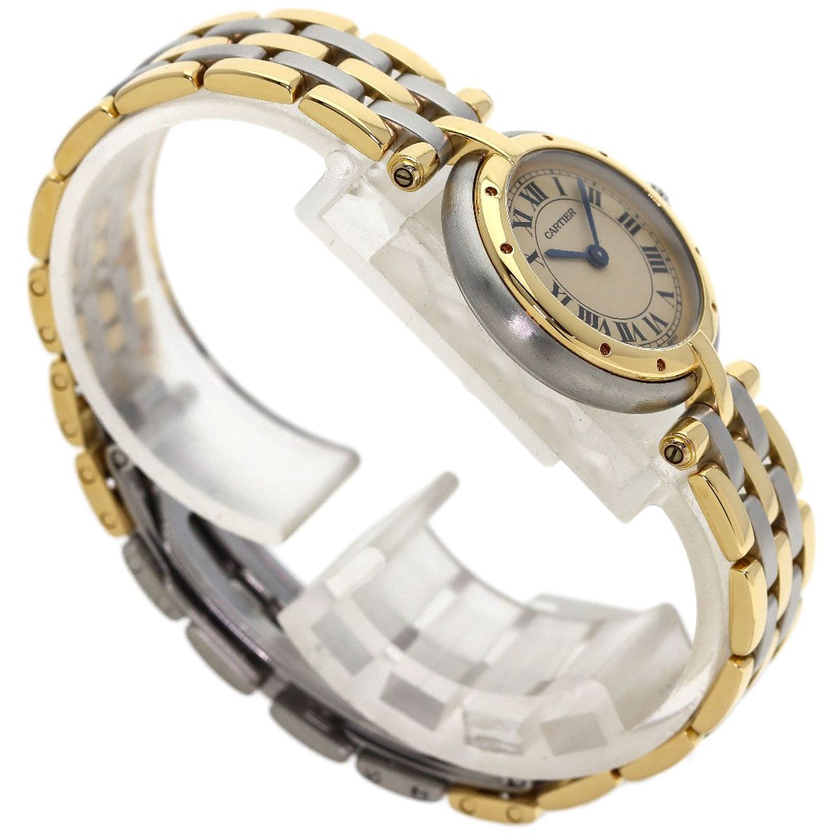 Cartier Panthere SM Vendome 3 Row Watch SS Yellow Gold 18k — view 2