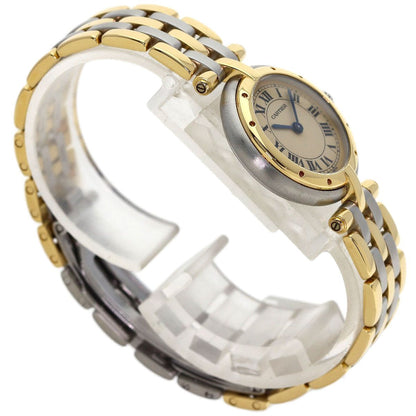 Cartier Panthere SM Vendome 3 Row Watch SS Yellow Gold 18k — view 2