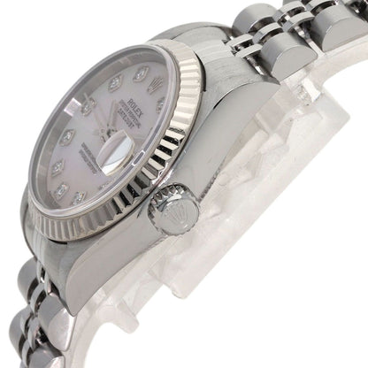 Rolex Datejust Diamond Watch SS 18k White Gold — view 5