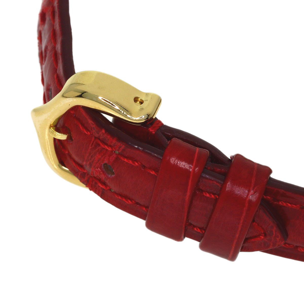 Cartier Must Have Watch 18k Yellow Gold Leather — view 8