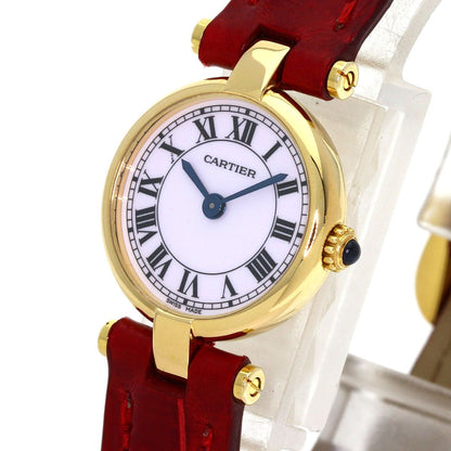 Cartier Must Have Watch 18k Yellow Gold Leather — view 3