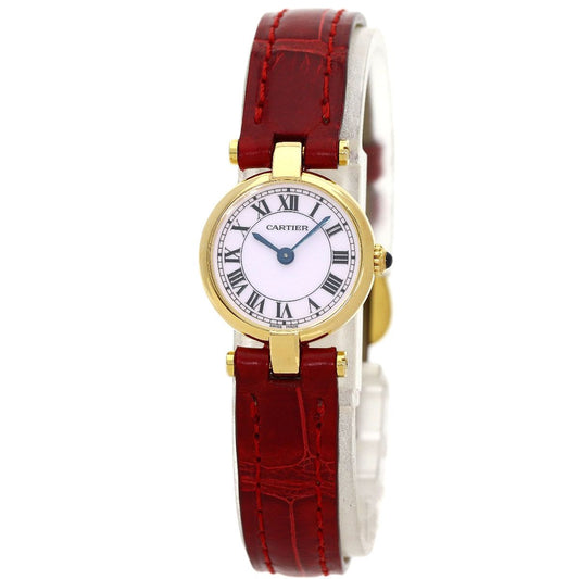 Cartier Must Have Watch 18k Yellow Gold Leather