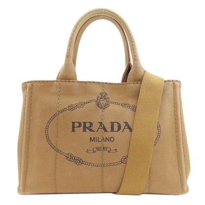 Prada Canapa Mini 2-Way Handbag Canvas