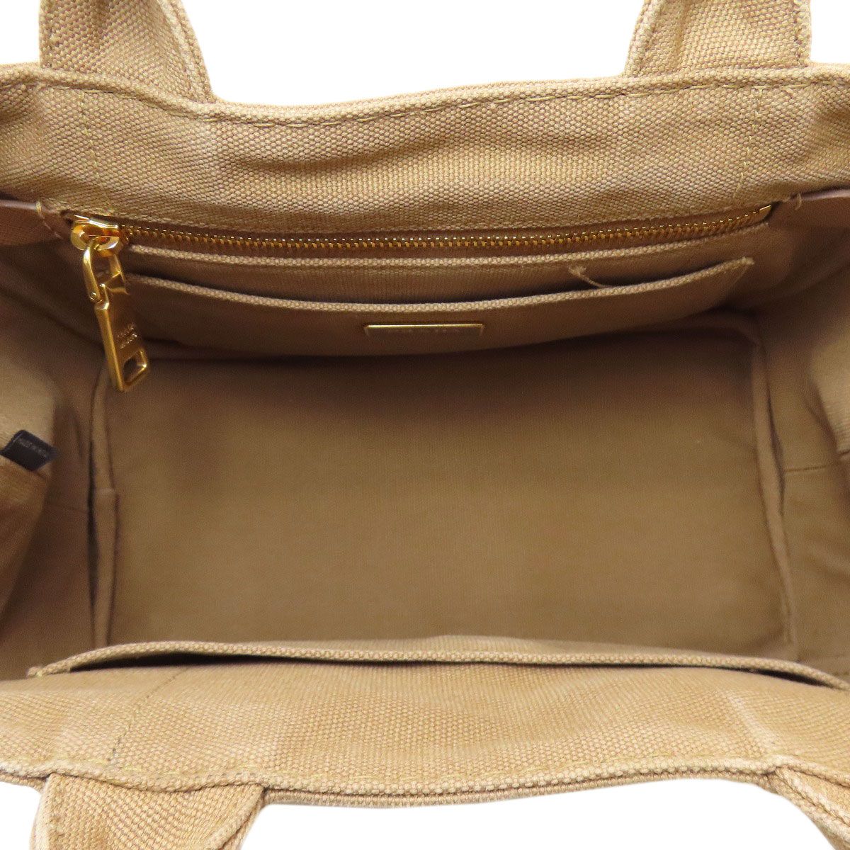 Prada Canapa Mini 2-Way Handbag Canvas — view 5
