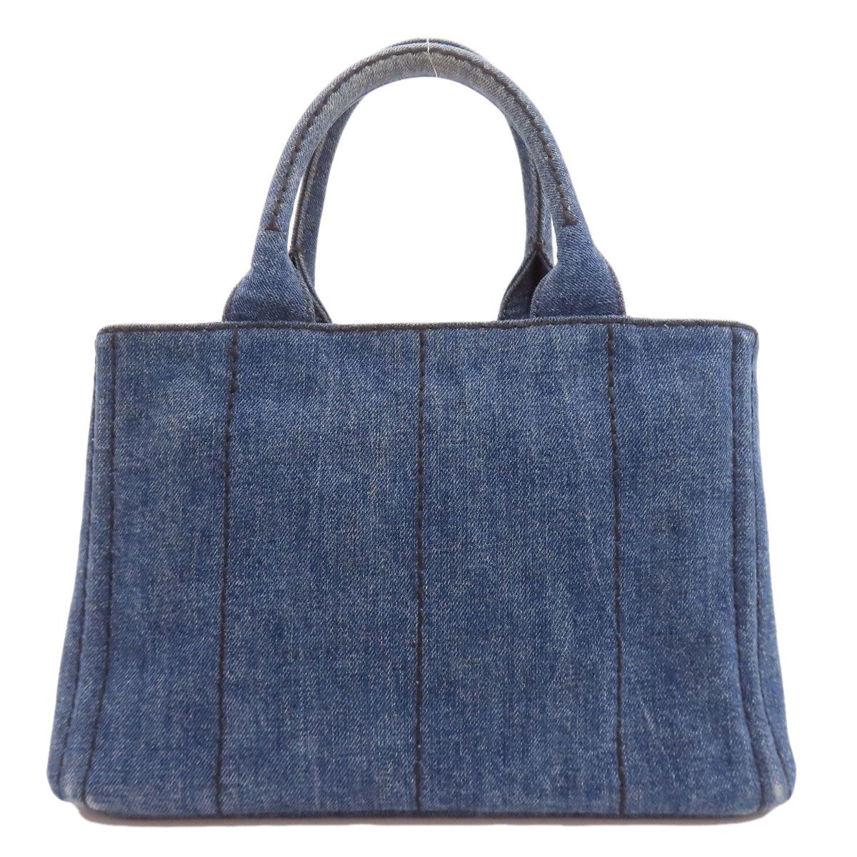 Prada Canapa Mini 2-Way Handbag Denim — view 2