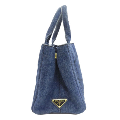 Prada Canapa Mini 2-Way Handbag Denim — view 3