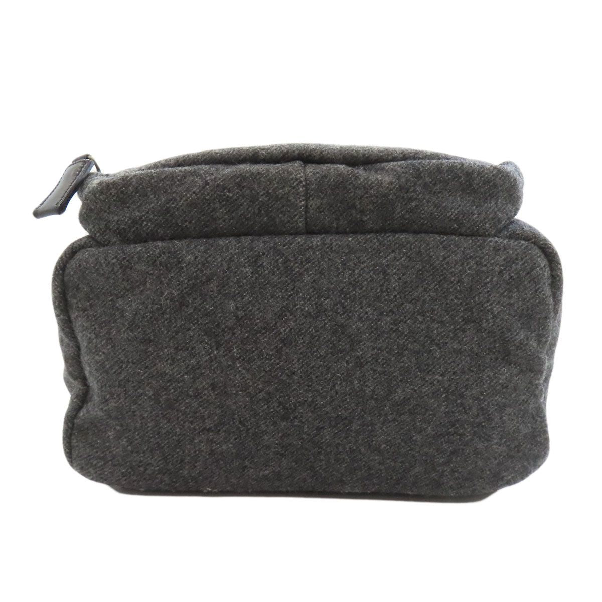 Prada Logo Backpack Wool — view 4