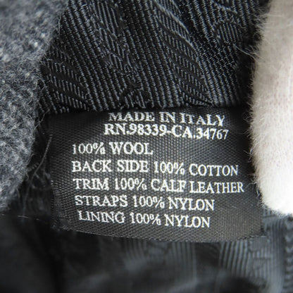 Prada Logo Backpack Wool — view 8